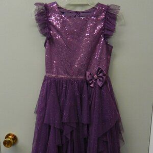 Jona Michelle Party Dance Semi-Formal Dress size 12 Plum Purple NWOT